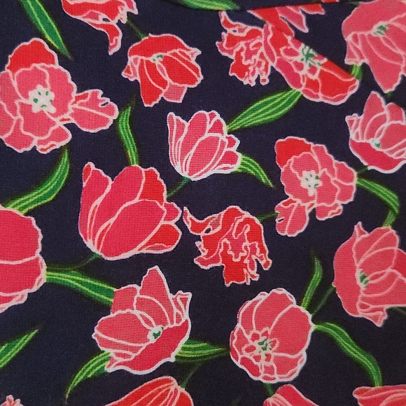 Lands' End Size 4 Floral Dress - Picture 2 of 5